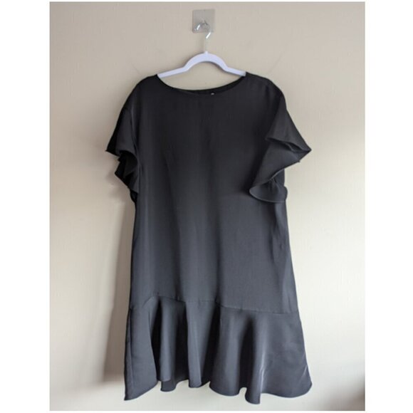 Cooper St Sienna Ruffle Short Sleeve Flounce Shift Dress - Picture 7 of 9